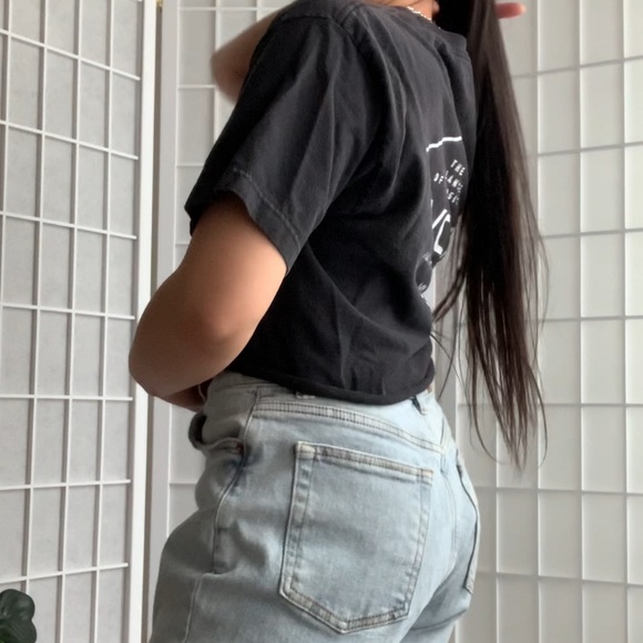 rvca cropped black t-shirt - Picture 6 of 8